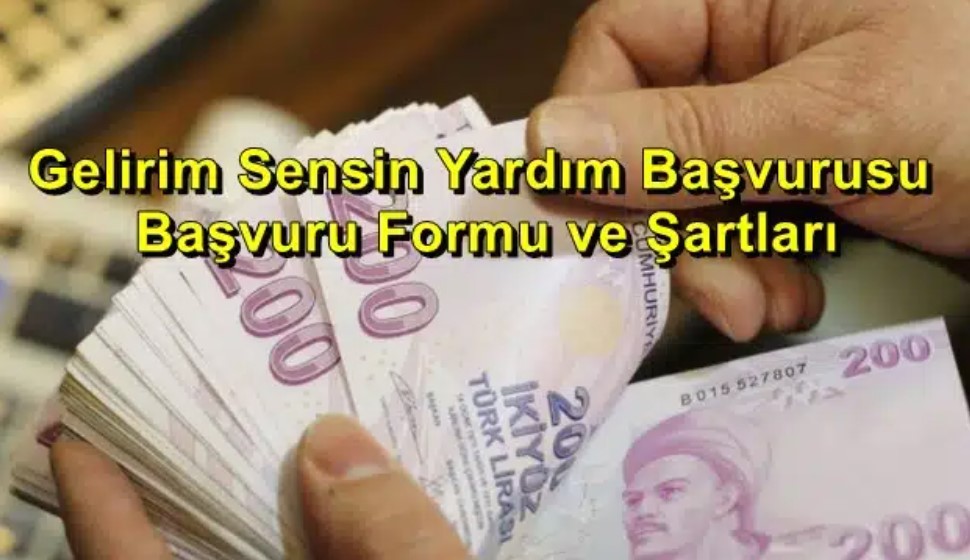 Gelirim Sensin Yardım Başvurusu – Başvuru Formu ve Şartları 2023